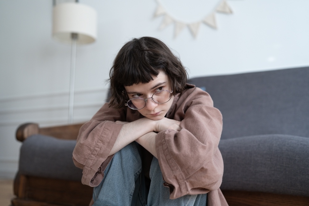 Teen struggling with mental health challenges